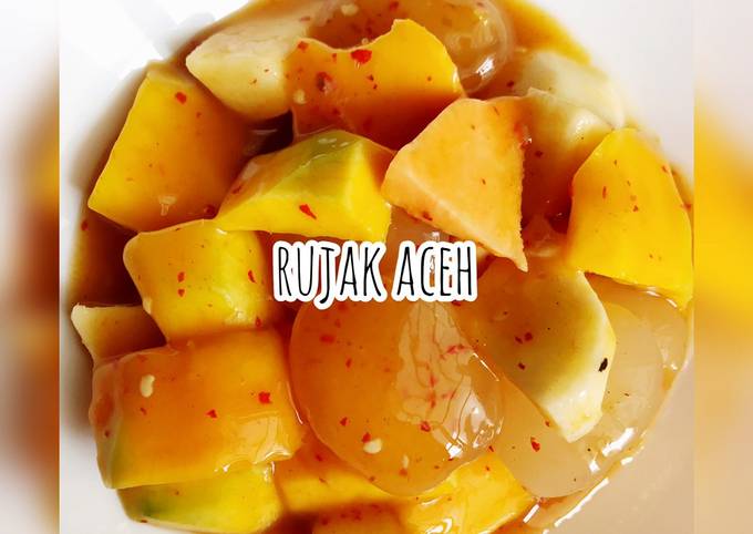 Resep Rujak Aceh Pakai Mangga Harum Manis Oleh Sabiya Kitchen Cookpad