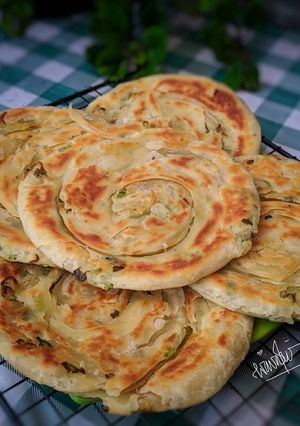 Foto resep Scallion pancake/pancake bawang daun