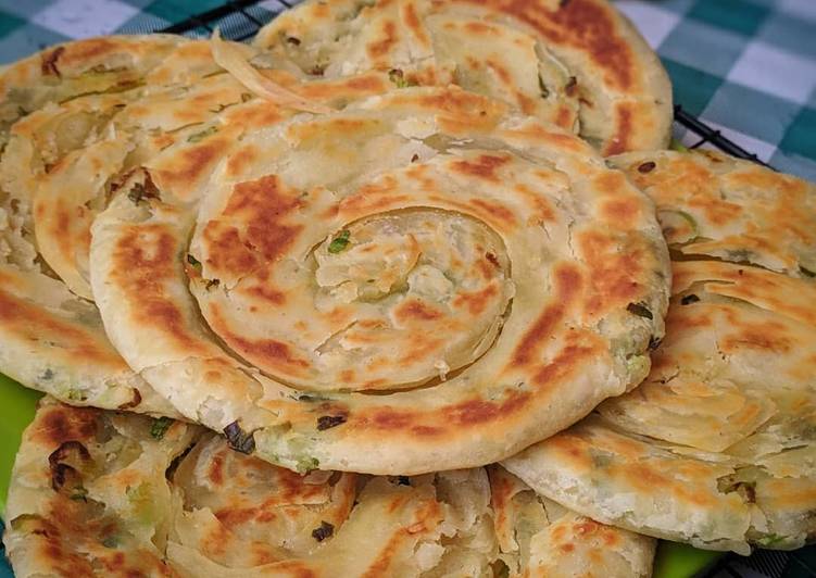 Scallion pancake/pancake bawang daun