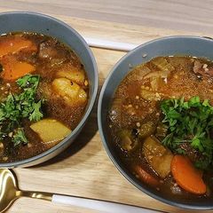 Beef stew with stout A picture of Beef stew with stout.