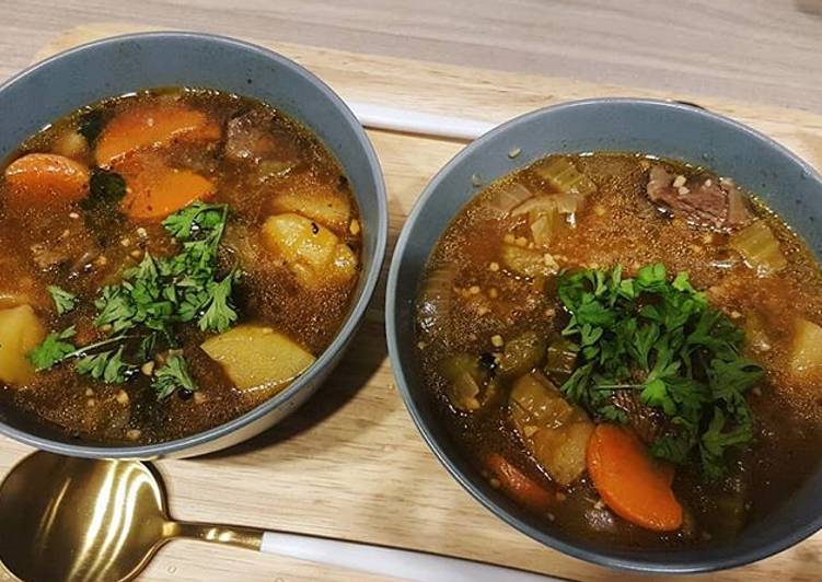 Simple Way to Prepare Quick Beef stew with stout