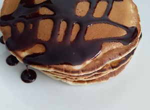 Una foto de Panqueques. Panquecas. Hotcakes