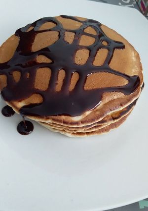 Una foto de Panqueques. Panquecas. Hotcakes