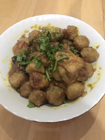 Langkah Mudah untuk Menyiapkan Resep Tahu bakso pentol ayam bumbu kuning 🤤 yang Bisa Manjain Lidah Anti Ribet, Mantap