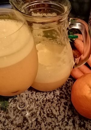 Une photo de Smoothie carotte orange cannelle