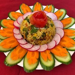 A picture of Vegetable pulao.
