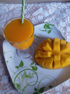 A picture of Mango juice.