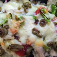 A picture of Cheesy baked penne pasta.