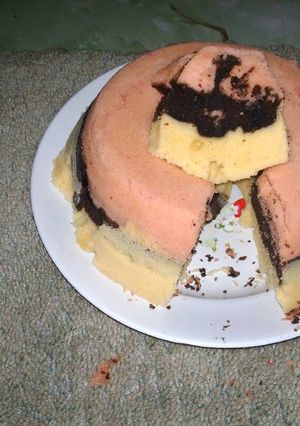Foto resep Bolu kukus coklat stroberi ih
