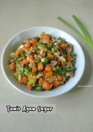 Foto resep Tumis Ayam Sayur (Isian Bakpao & Roti)