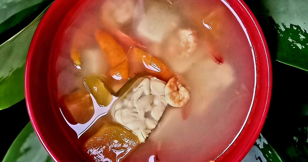 Asem Asem Udang Tahu Tempe