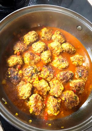 Marokkói húsgombóc recept fotója
