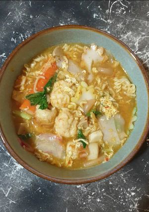 Foto resep Seblak kuah pedes