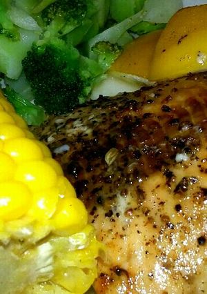A picture of Simple Lemon Honey Salmon.
