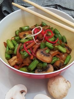 Foto resep Tumis buncis jamur