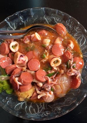 Foto resep Sosis cumi tomato ketchup