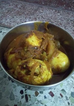 A picture of Egg masala.