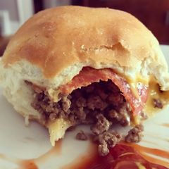 A picture of Pizza burger bundles.