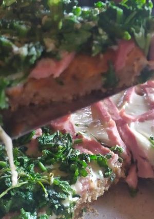 Una foto de Pizza con Harina Integral!! ❤️🇦🇷
