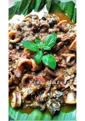 Foto resep Cumi saus padang