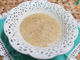 Papa de Aveia com banana e canela