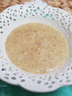 Foto de Papa de Aveia com banana e canela
