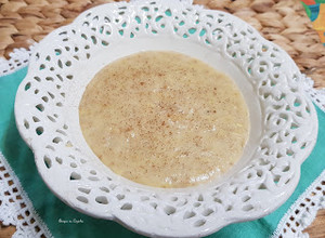 Foto de Papa de Aveia com banana e canela