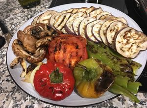 Una foto de Verduras a la plancha