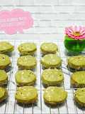 Matcha Almond White Chocolate Cookies 🍵🌰🤍