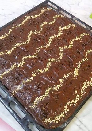 صورة لوصفة كيكة بياوورت الشوكولاته