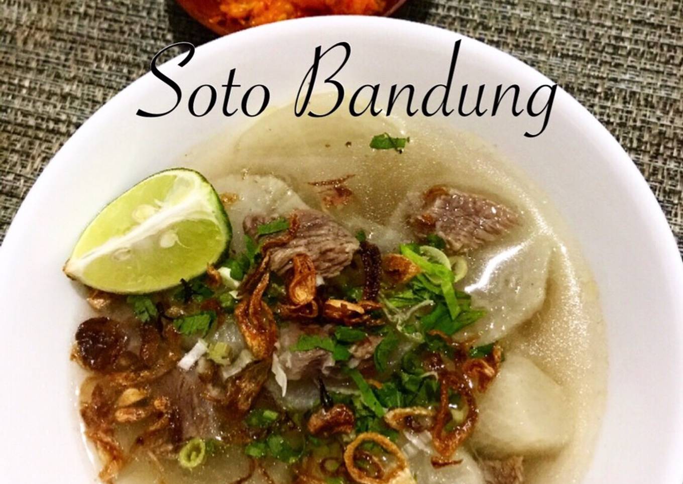 Soto Bandung / Soto Lobak