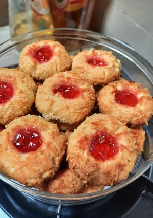 Foto resep Strawberry Thumbprint Cookies