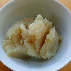 A picture of Shiro-an (白あん) - Sweet Butter bean paste.