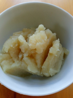A picture of Shiro-an (白あん) - Sweet Butter bean paste.
