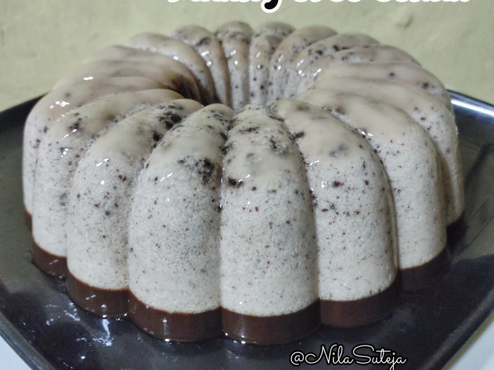 Cara Mudah Menyiapkan Resep Puding Oreo Cokelat yang Uenak Anti Ribet, Uenak Banget
