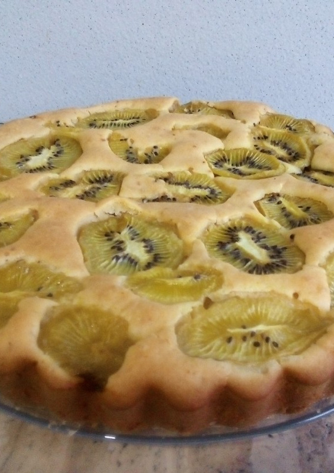 Una foto de Torta de kiwi 🥝