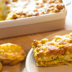 A picture of Chhole da Lasagna.