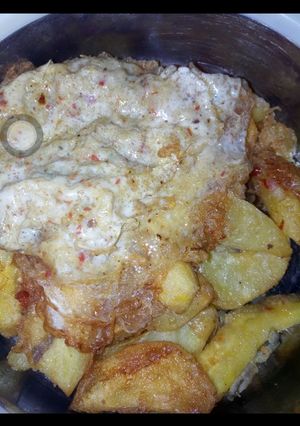 Dankalin hausa da kwai ainihin hoton girkin