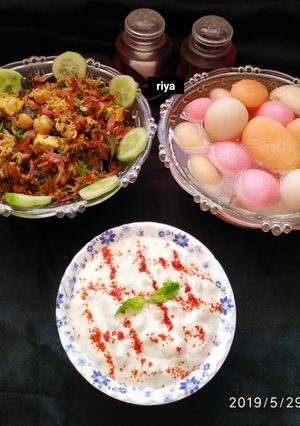 A picture of Chole biryani.