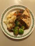 Flying Game, Bacon, Leek, Shallot & Mushroom Pie (also venison variant)