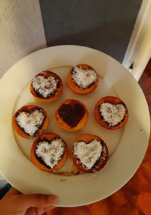 Une photo de Muffin cœur choco-coco