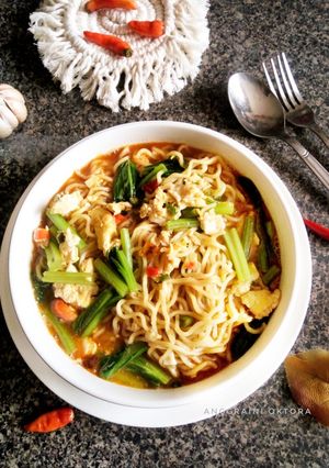 Foto resep Mie Dog-dog ala Burjo Jogya