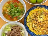 Cơm gia đình đơn giản ngày bận rộn
