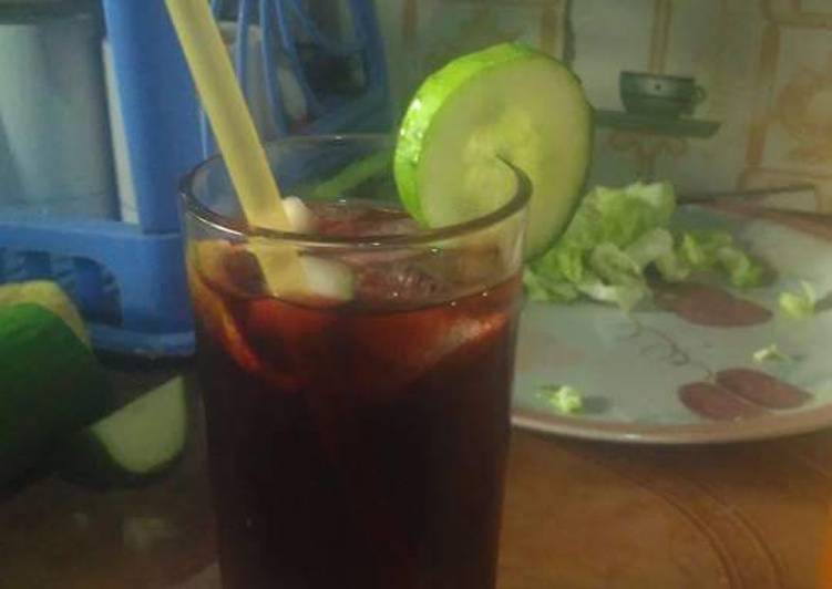 Step-by-Step Guide to Make Speedy Zobo with cucumber
