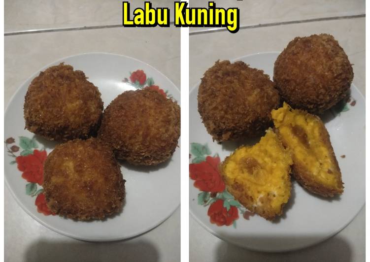 Bola bola crispy labu kuning