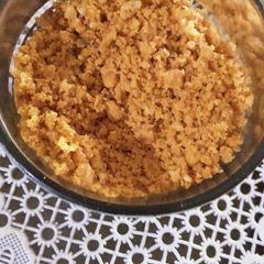 A picture of Maharashtrain Shengdana chutney.(Dry Peanut Chutney Powder).