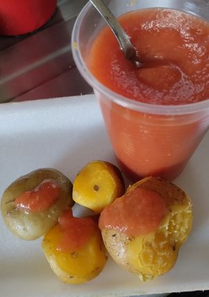Una foto de Salsa de tomate casera🍅