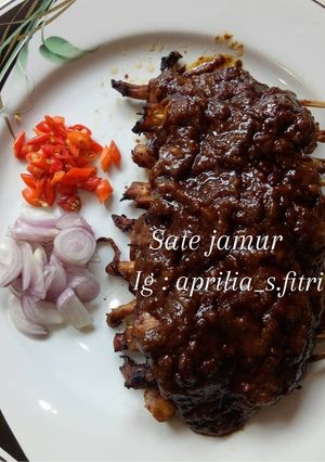 Foto resep Sate jamur