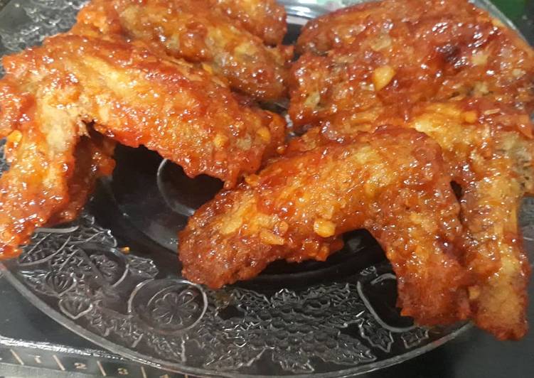 Spicy wing chicken homemade