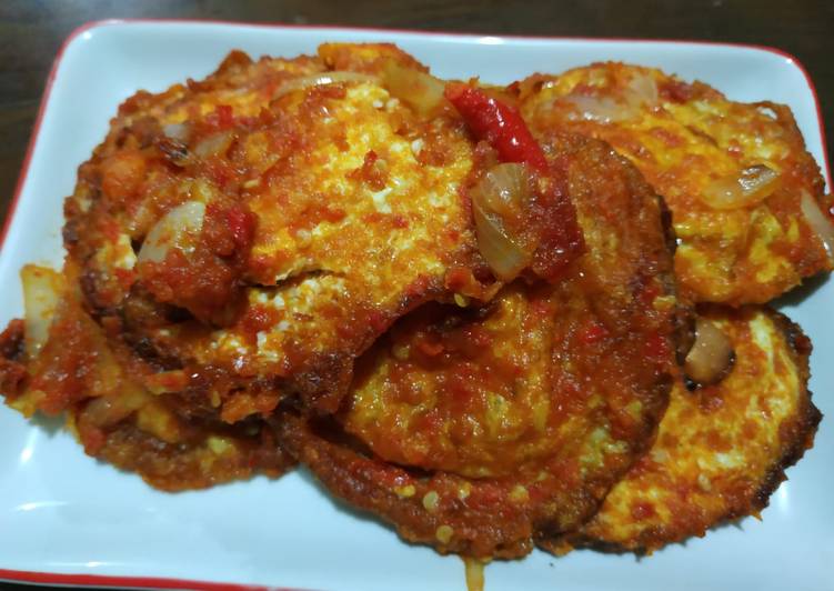 Resep Telur Ceplok Balado Anti Gagal